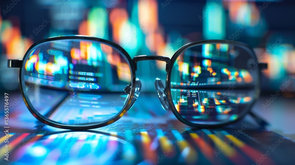 Poster analyzing business insights through data visualization methods and advanced analytics techniques