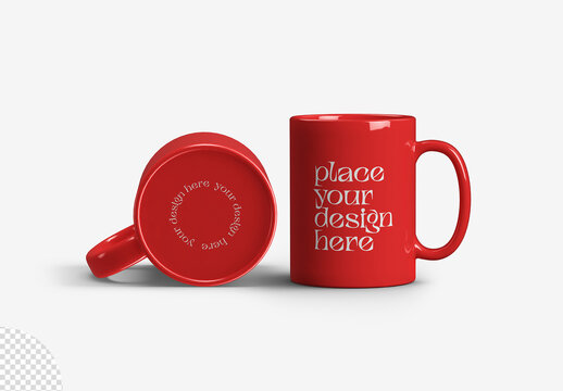 Ceramic Coffee Mug Mockup