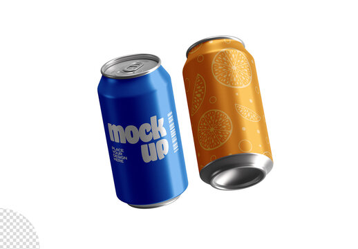 Aluminum Can Mockup