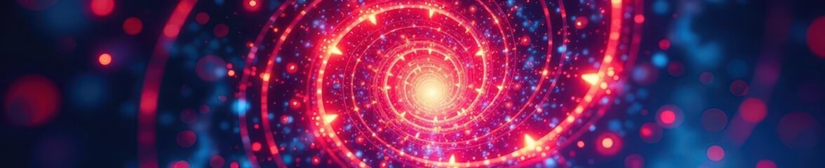 Obraz premium Distorted spiral with radiating lines, vibrant energy effect , texture, whirl