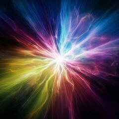 Radiant Energy Burst Amidst Cosmic Nebulae