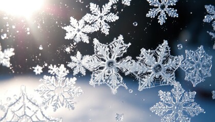 Mesmerizing Frost Patterns Delicate Ice Crystals on Glass