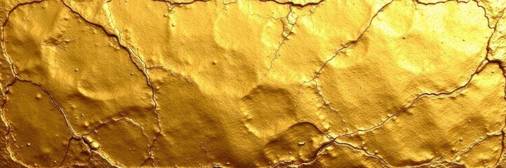 Antique gold leaf, textured with scratches and wear , art, golden