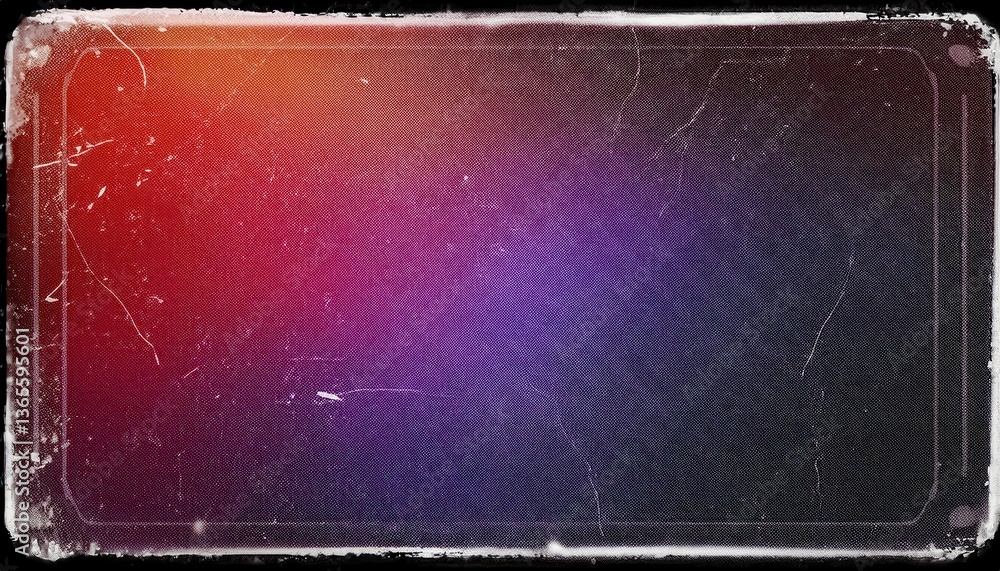 Leinwandbilder grunge textured gradient background with vintage distressed effect, scratched surface and dark edges