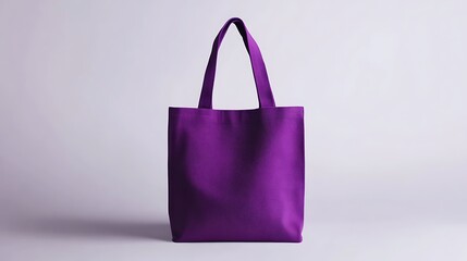 Purple Tote Bag Mockup: Elegant and Versatile Design