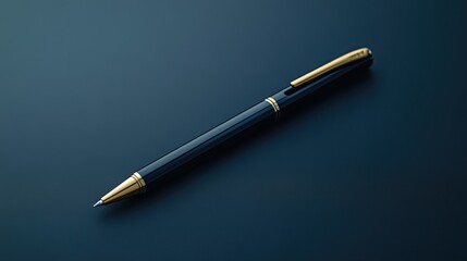A customized pen mockup with logo branding, ideal for corporate giveaways, marketing materials, and showcasing promotional items in a professional conte