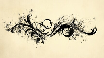 Calligraphy blends create elegant typographybased designs