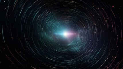 Obraz premium A mesmerizing spiral of cosmic energy.