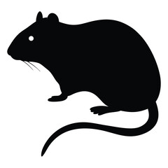 vector illustration of cartoon mouse