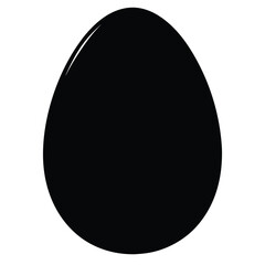 black and white easter egg