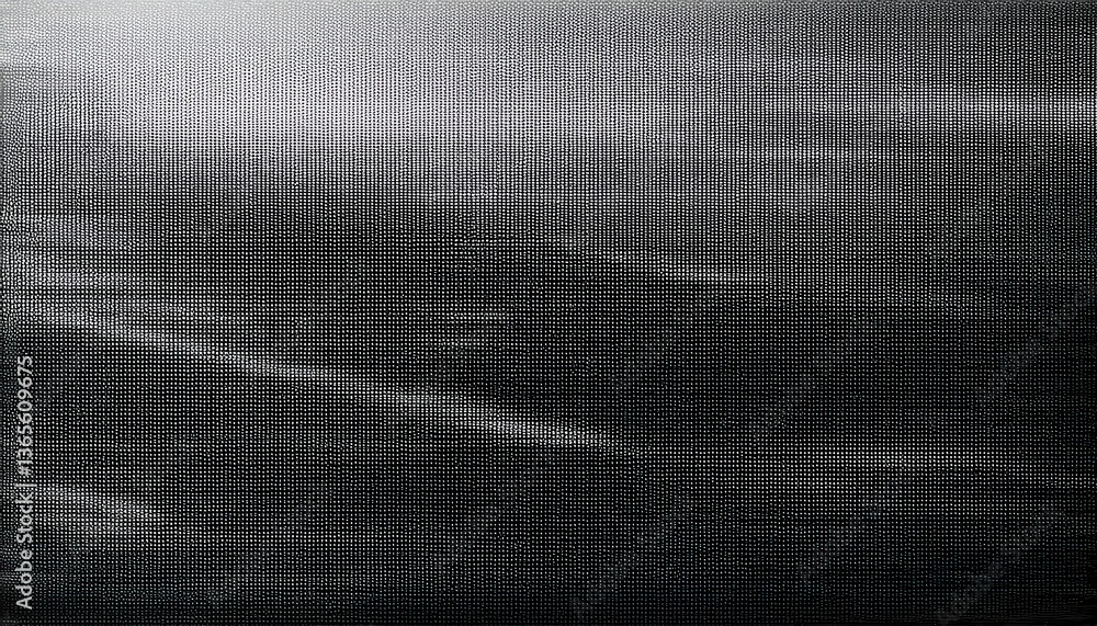 Leinwandbilder metallic mesh texture with abstract gradient light reflections, futuristic industrial background for