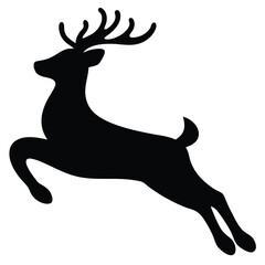 deer silhouette vector