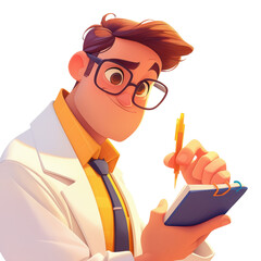 Close-up of a scientist innovating in digital art research laboratory