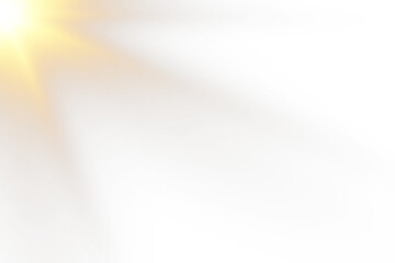 Radiant Sunbeam Glow Effect PNG