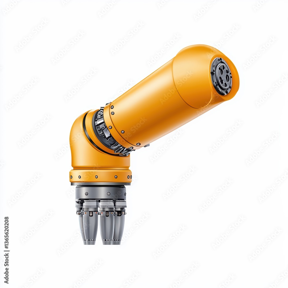 Poster robotic arm with mechanical gripper tool functionality