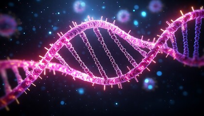 DNA Structure Microscopic View