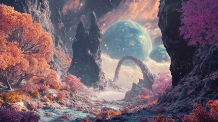Surreal landscapes turn NFT art into immersive dreamlike portals