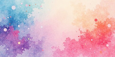 Pastel Watercolor Background with Geometric Shapes, artistic prints, geometric shapes