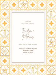 Italian ceramic tile pattern. Mediterranean porcelain pottery. Ethnic folk ornament.