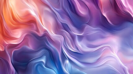 Obraz premium Abstract Fluid Swirls with Pastel Hues.