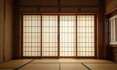 Japanese Sliding Paper Door, Shoji Screen