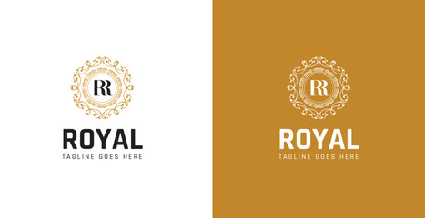 R Letter Royal Logo Template © Aditiya