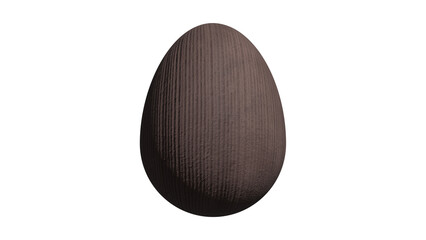Dark chocolate easter egg