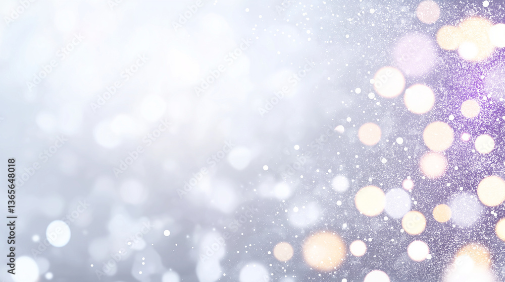 Poster abstract lights and bokeh: a mesmerizing display of soft lights and bokeh against a dreamy, shimmeri