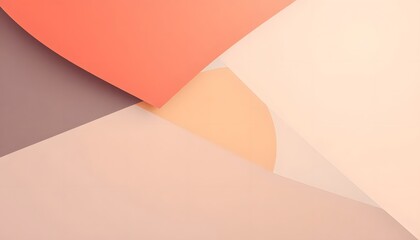 Abstract Color Paper Composition