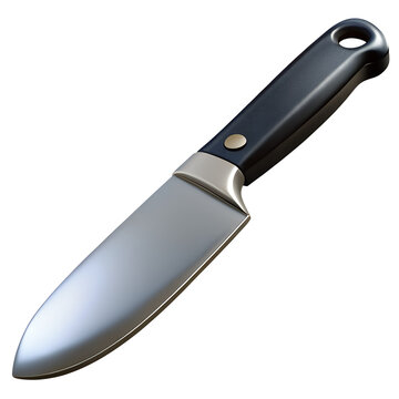kitchen knife isolated on white
