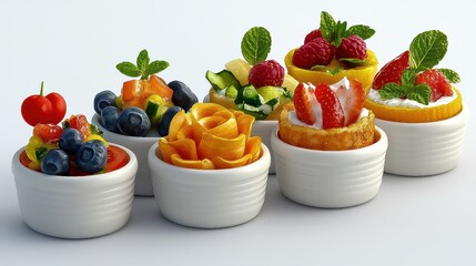 Kick your Super Bowl party up a notch with vibrant, vegetarian appetizers Serve colorful fruit bowls and healthy bowls for a delicious and satisfying dessert, making it a super experience.