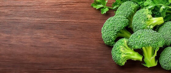 Fresh organic broccoli sprouts and green broccoli florets are arranged beautifully on a white plate, a delicious vegetable display.