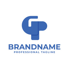 Letters GP Monogram Logo, suitable for any brand with PG or GP initials