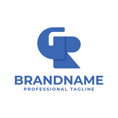 Letters GR Monogram Logo, suitable for any brand with RG or GR initials
