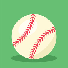 baseball ball isolated on white