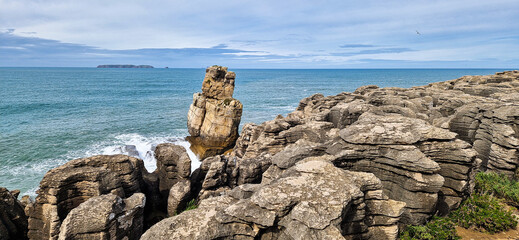 The Varanda de Pilatos at Cabo Carvoeiro rocky coast in Peniche peninsula, Portugal