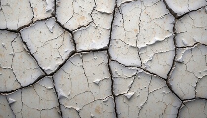 Fototapeta premium Illustrate a cracked surface texture featuring deep fissures and weathering for a dramatic touch.