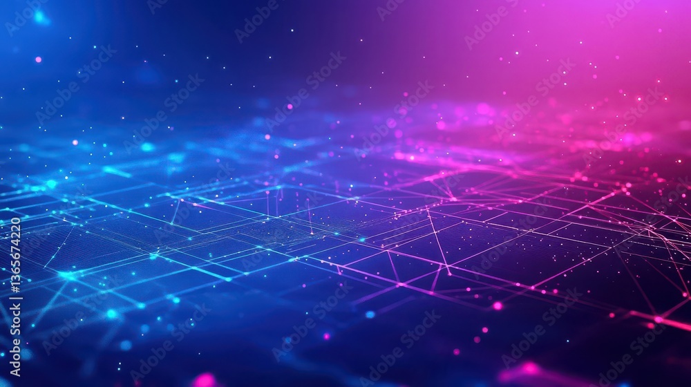 Poster vibrant abstract background with soft blue and pink tones intertwined in a dynamic line pattern evok