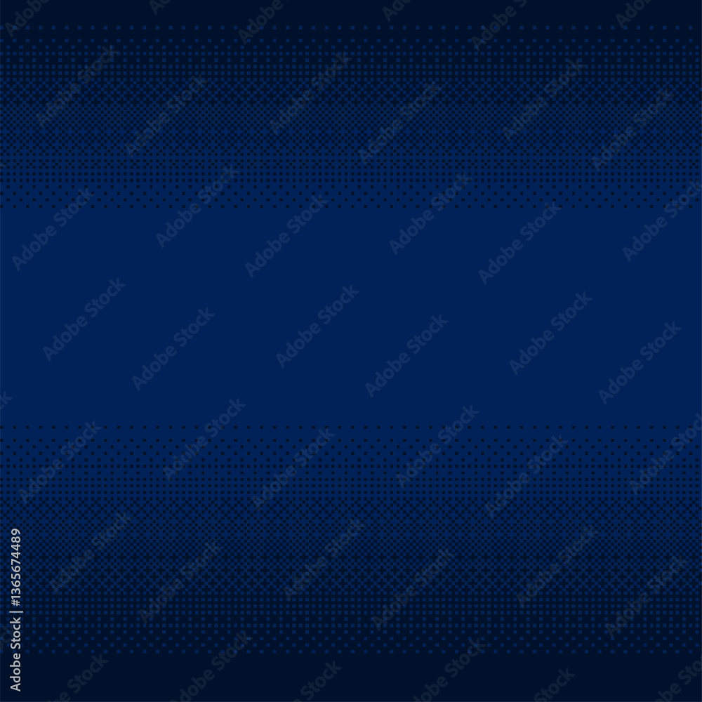 Poster dark blue gradient pixel background. 8-bit retro video game style seamless pattern. vector illustrat