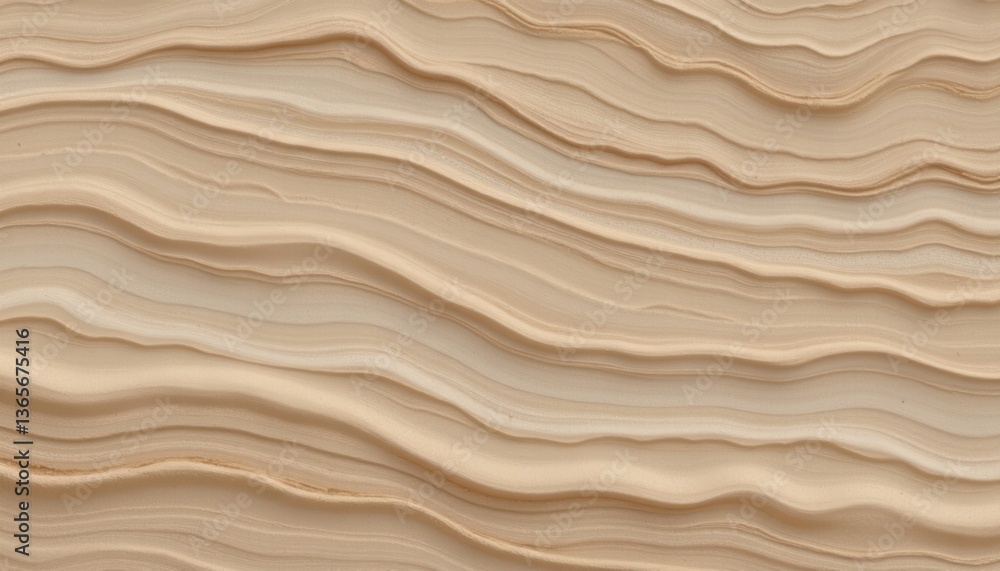 Poster illustrate a smooth sandstone background featuring soft gradients and natural erosion patterns.