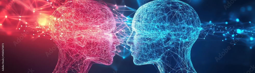 Poster intricate representation of human lungs with interconnected lines and dots illustrating the complex 