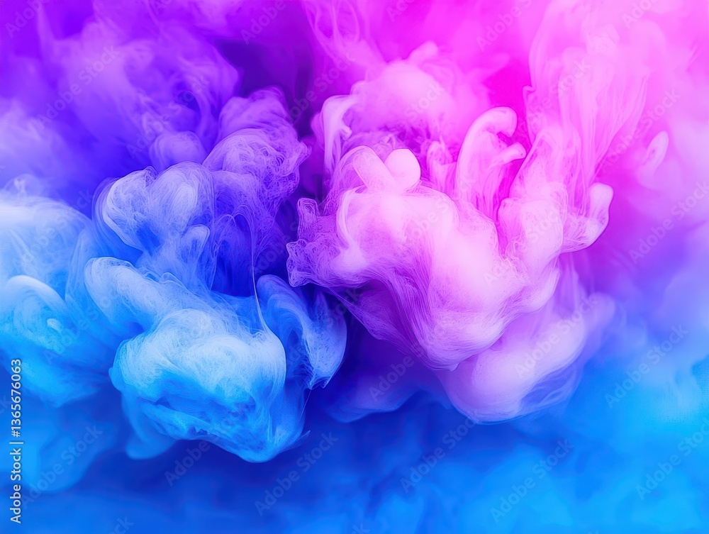 Poster vibrant colorful smoke background with swirling hues creating an abstract art effect perfect for mod