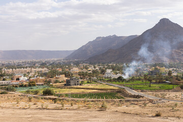 Beautiful landscape in the surroundings of Najran in Saudi Arabia
