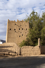 Old traditional mud houses in Najran, Saudi Arabia
