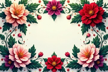 Intricate floral motifs form a continuous design , surface, botanical, graphic