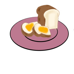 fried egg on toast
