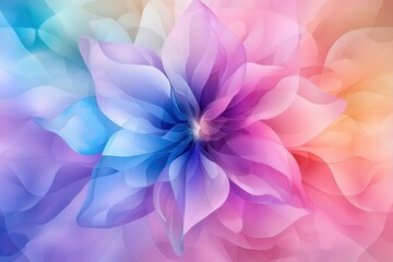 Obraz premium watercolor abstract fractal pattern
