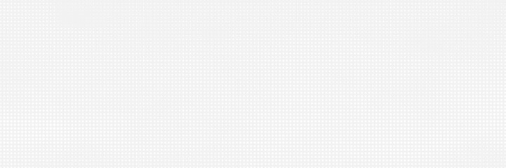 Halftone grunge gradient background. Faded grit noise texture. White and grey sand wallpaper. Retro pixel background. Anime or manga style comic overlay. Vector graphic design textured template