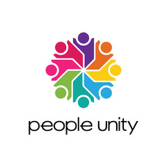 Team Work Logo Design. Social Network icon