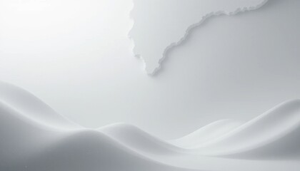 Serene landscape scene abstract environment digital art minimalist view